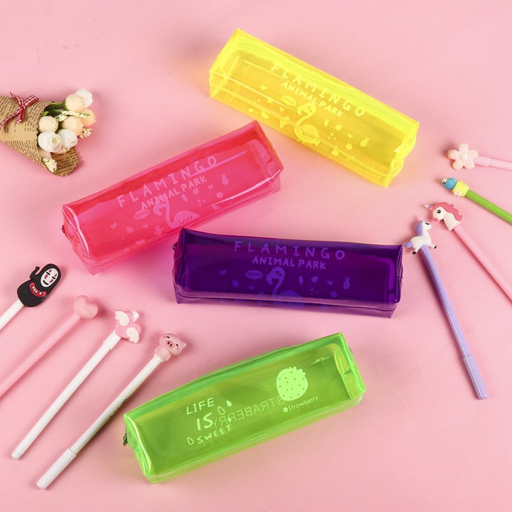 Stylish Transparent Pencil Case Bowlift