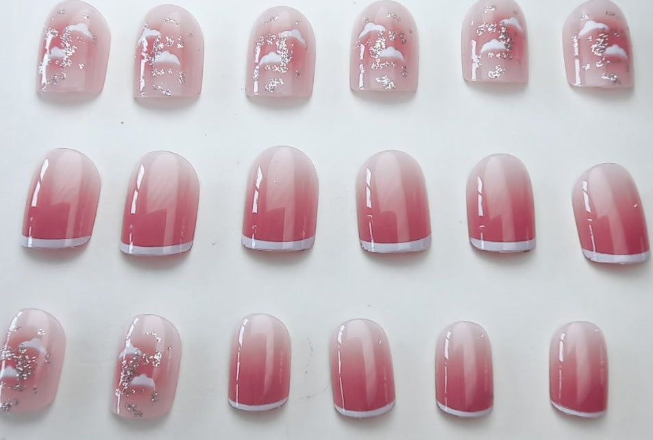 Artful Nail Art with Cute Bunny Pattern Cold Bowlift