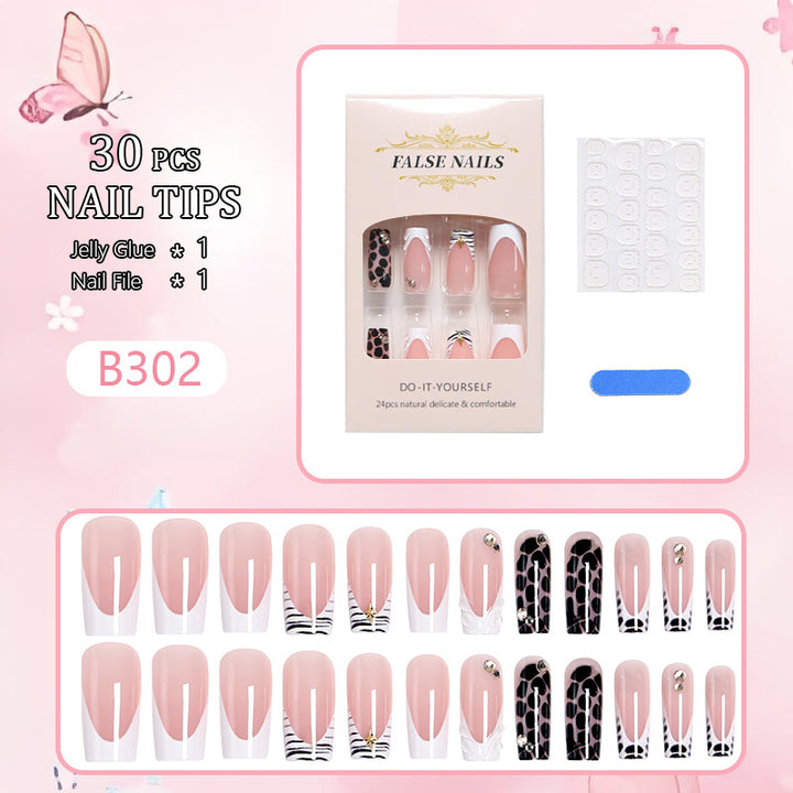 DIY Artificial Nail Set with Various Designs Bowlift
