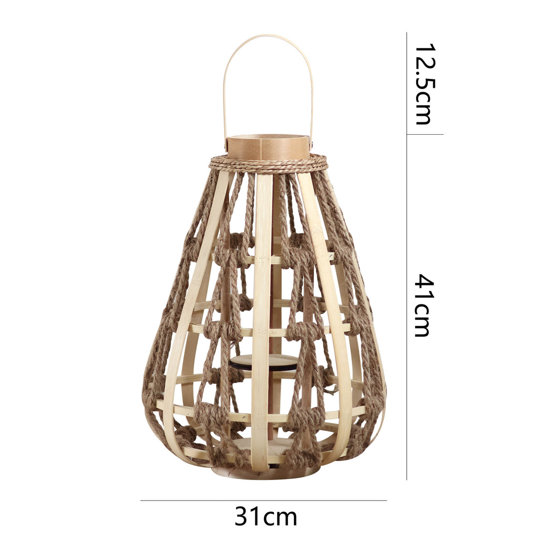 Decorative lantern made of rattan Bowlift
