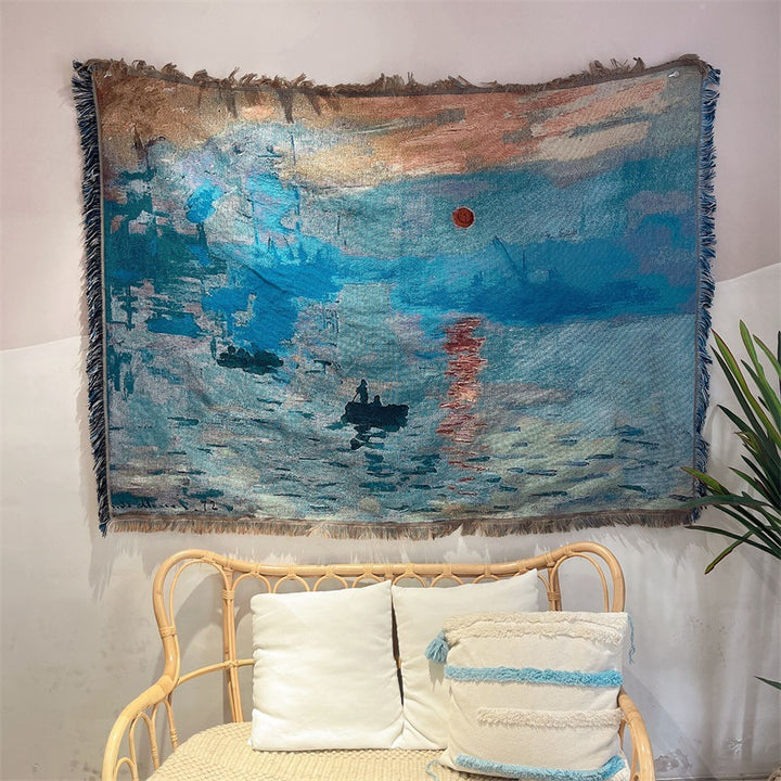 Artistic Abstract Throw Blanket