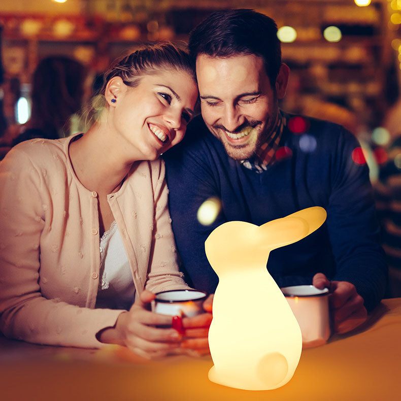 BowLift | Contemporary Creative Rabbit PE LED Table Lamp for the Bedroom