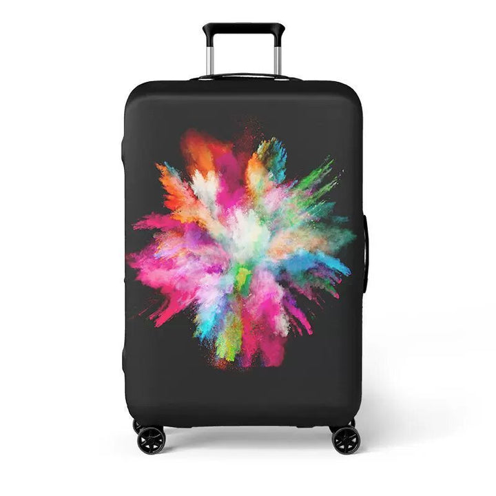 Women's hard shell suitcase with exciting travel motif Bowlift