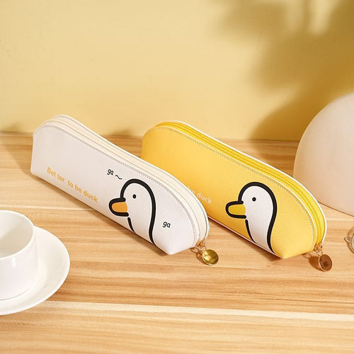 Quirky Duck-Themed Pencil Case Bowlift