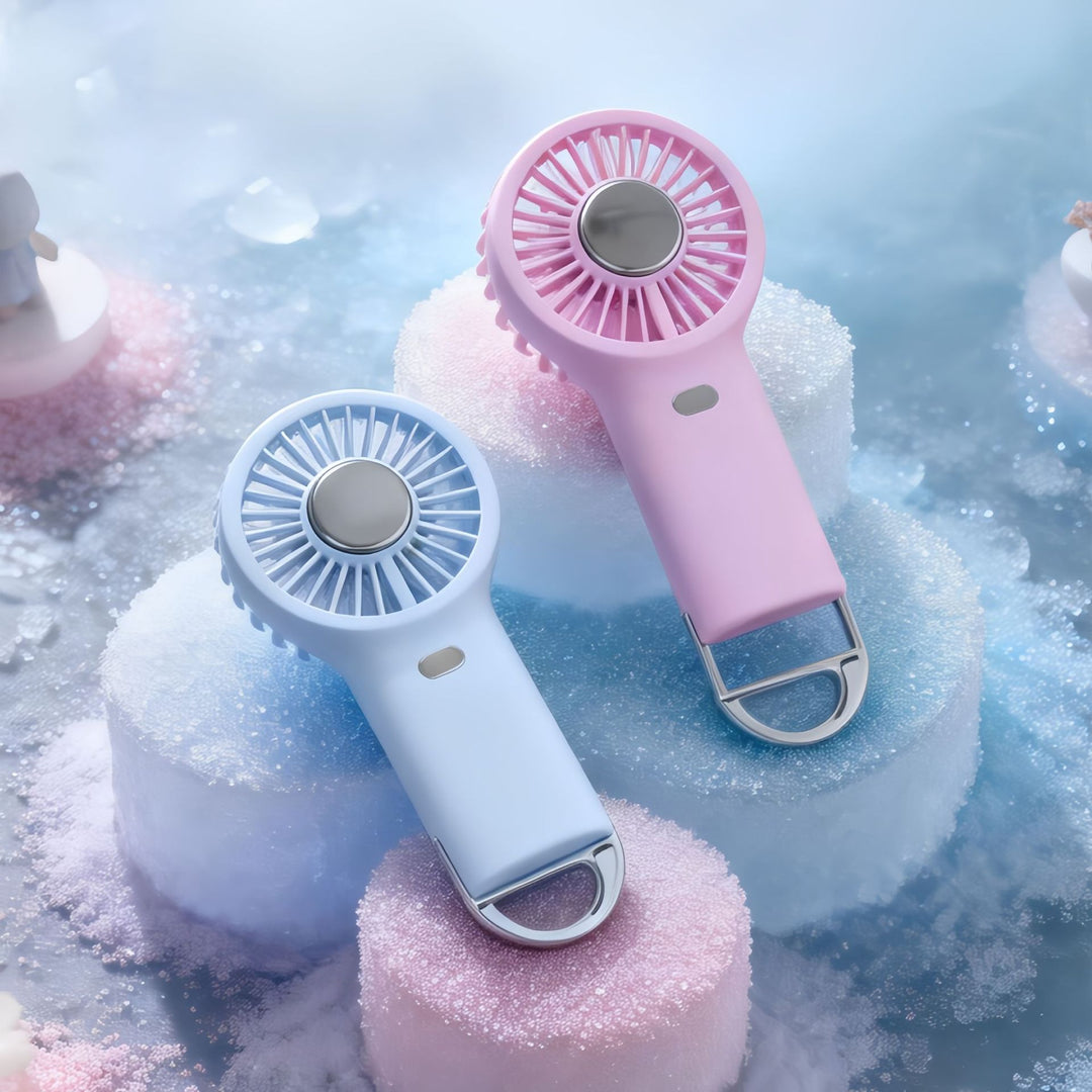 Portable handheld fan with USB charging function and cooling mode Bowlift