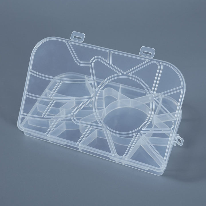 Clear Multi-Section Craft Organizing Box Bowlift