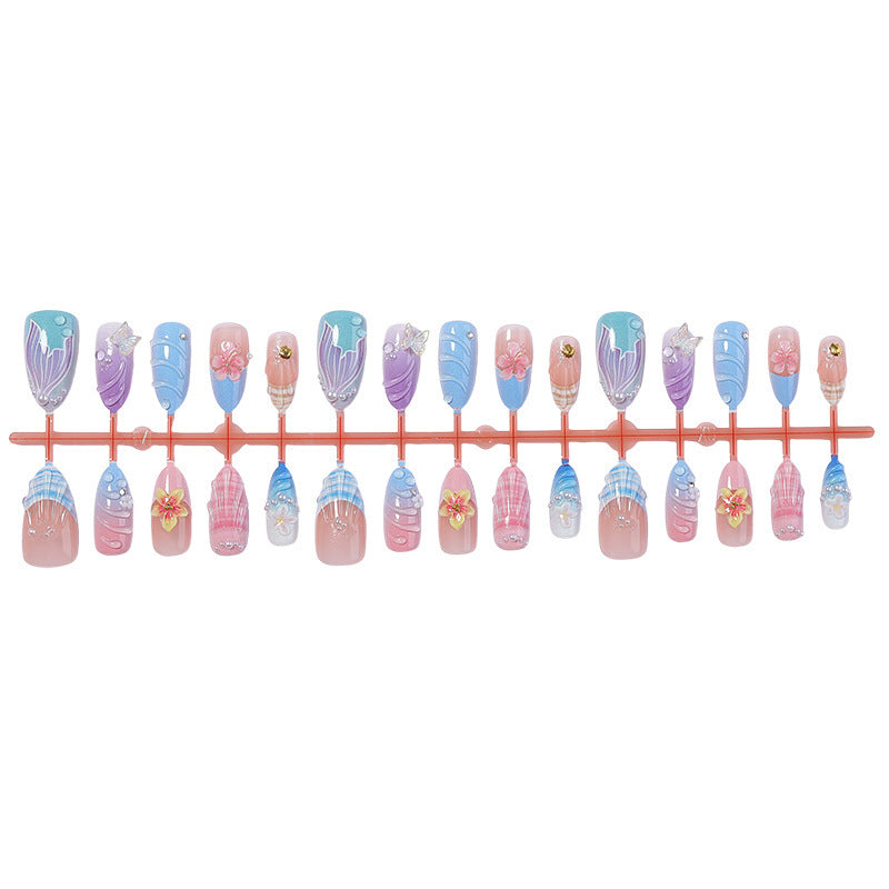 Creative nail art set with floral and colorful accents Bowlift