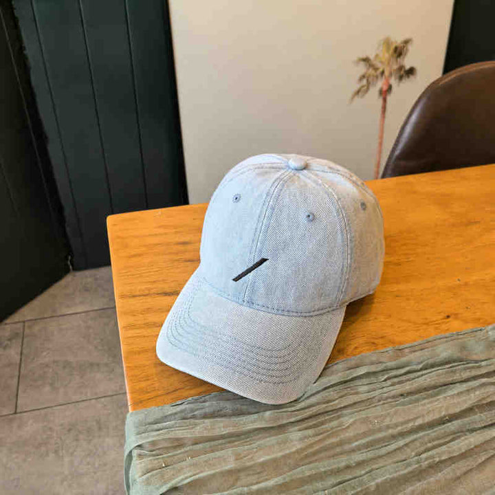 Men's Classic Denim-Style Baseball Cap Bowlift