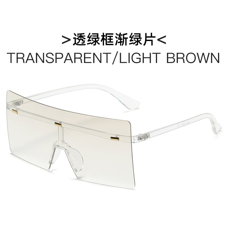 Women futuristic oversized sunglasses Bowlift