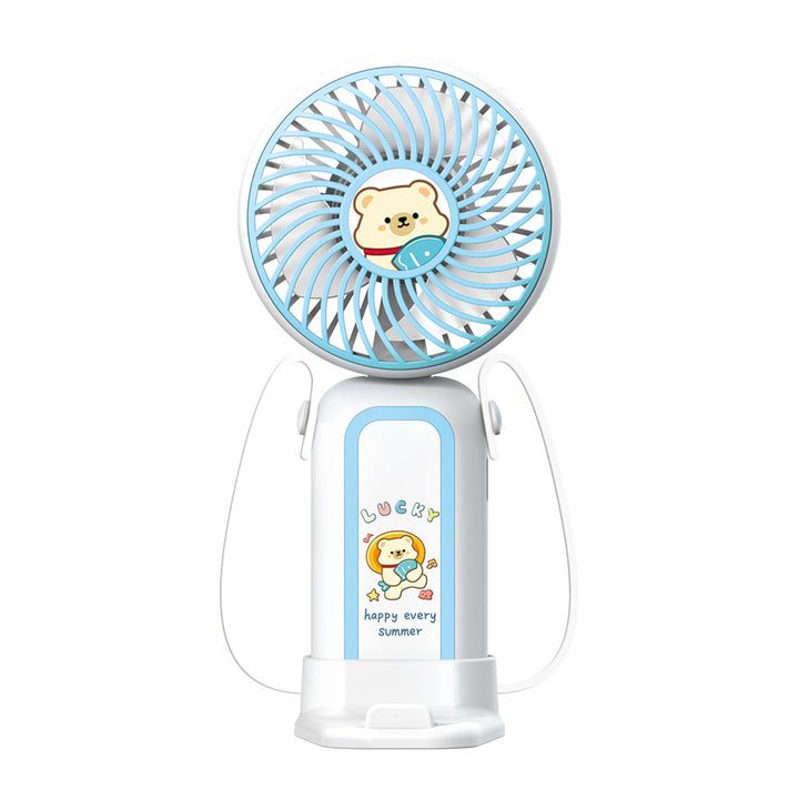 Women Portable Hand Fan with Funny Monkey Design Bowlift