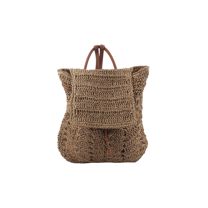 Trendy Macrame Backpack Bag Bowlift