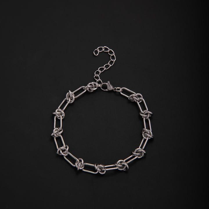Elegant Geometric Link Bracelet Bowlift