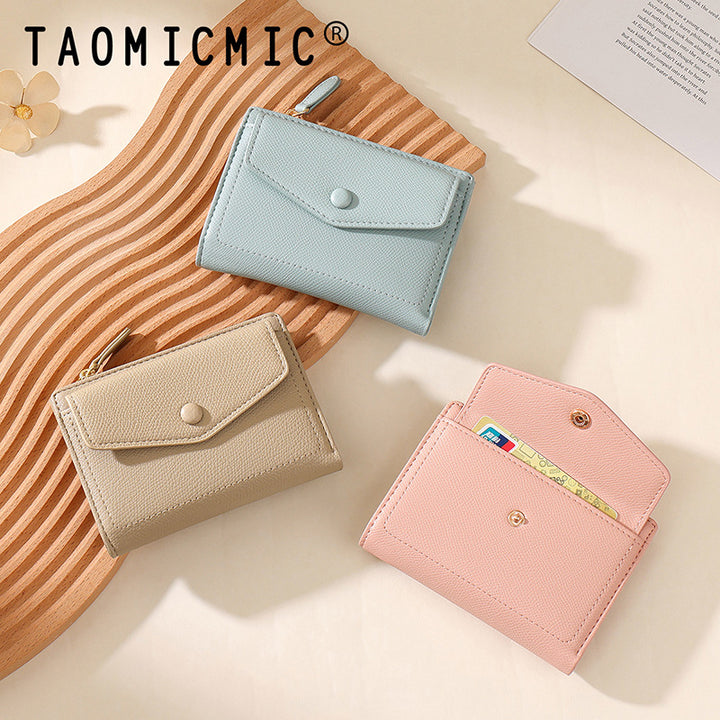 Compact RFID Ladies Wallet Bowlift