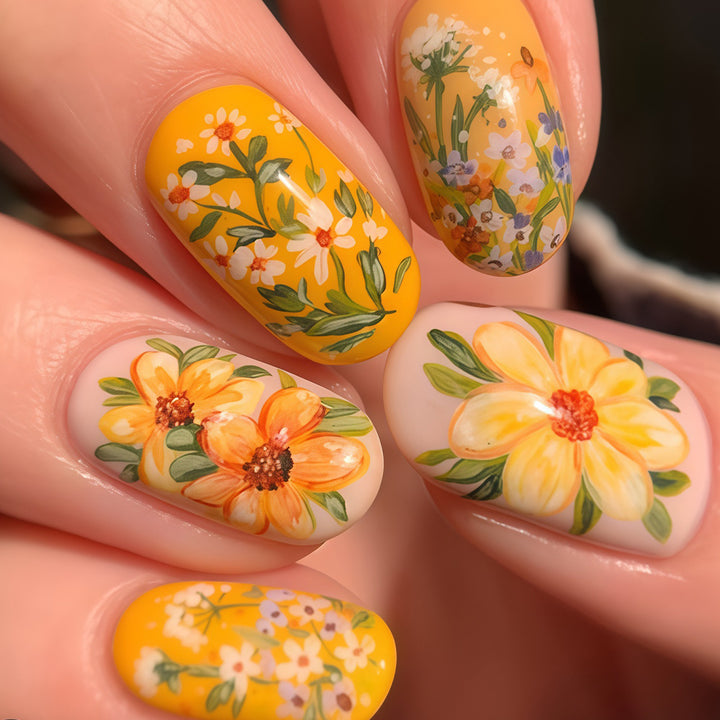 Seasonal Themed Press-On Nail Art Set Bowlift