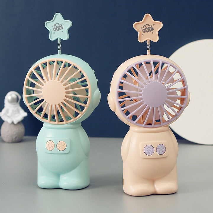 Ladies Portable Mini Fan with Creative Flower Design Bowlift