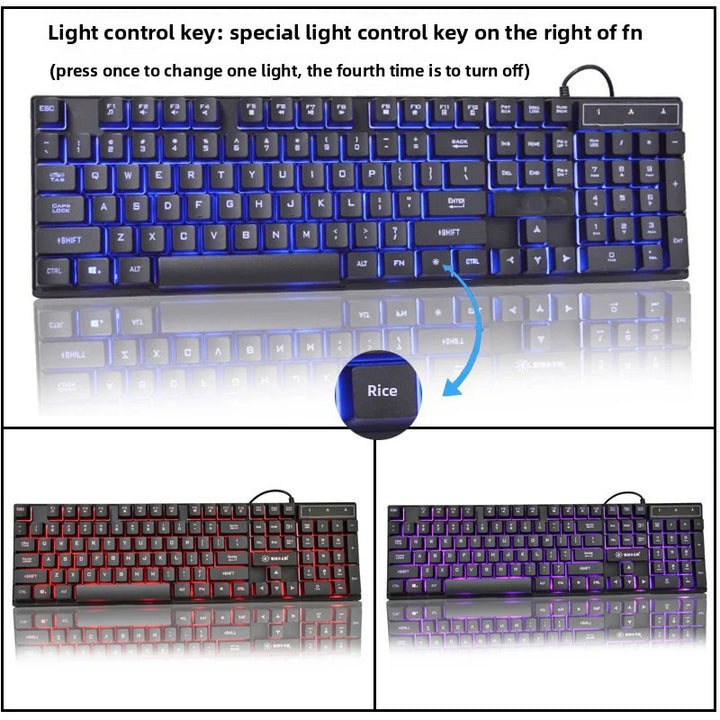Rgb Illuminated Gaming Keyboard Bowlift