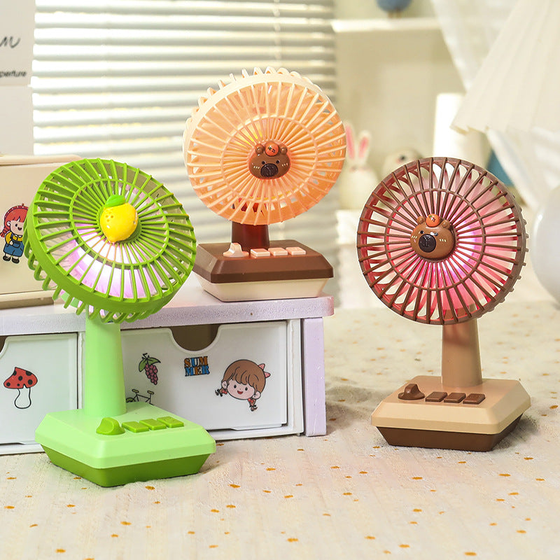 Women portable Mini Fan Bowlift