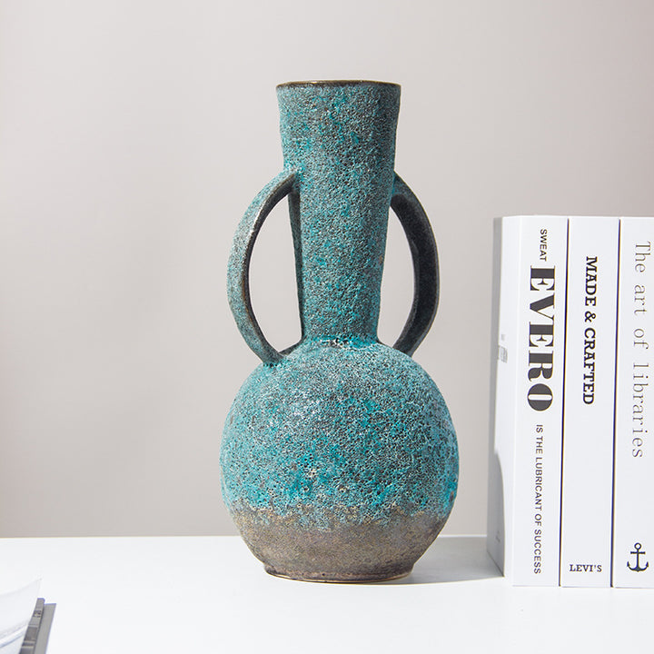 Textured Decorative Ceramic Vase