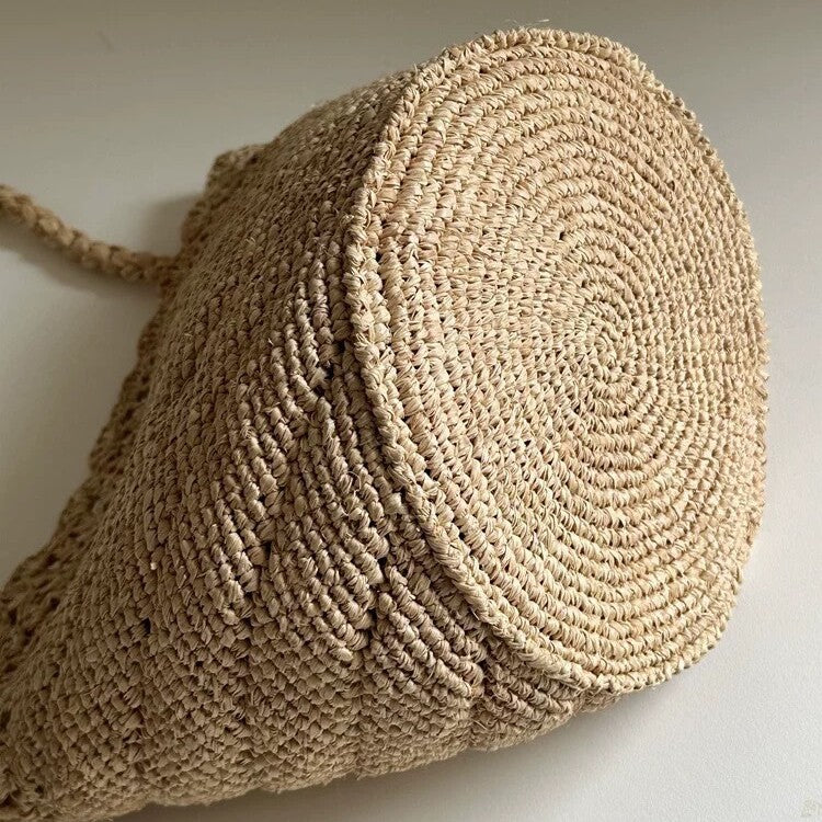 Handmade Macrame Bag with Unique Structure Bowlift