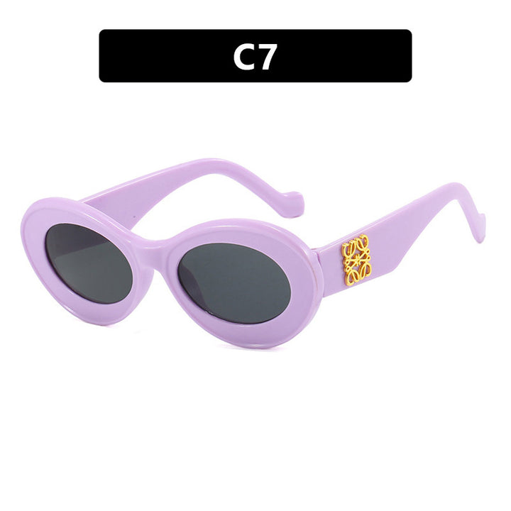 Ladies elegant curved sunglasses Bowlift