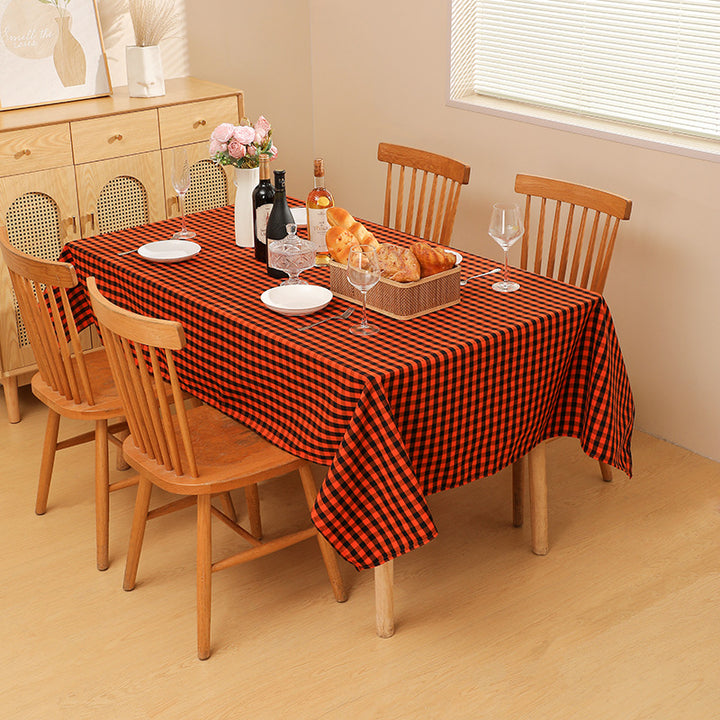 Gingham Check Tablecloth