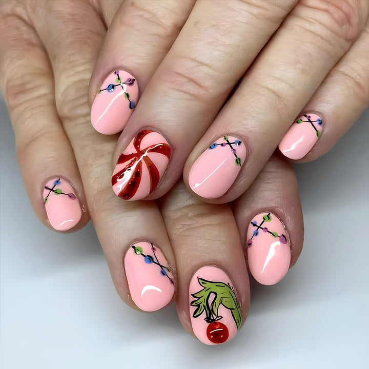 Themed Decorative Nail Art Design Bowlift