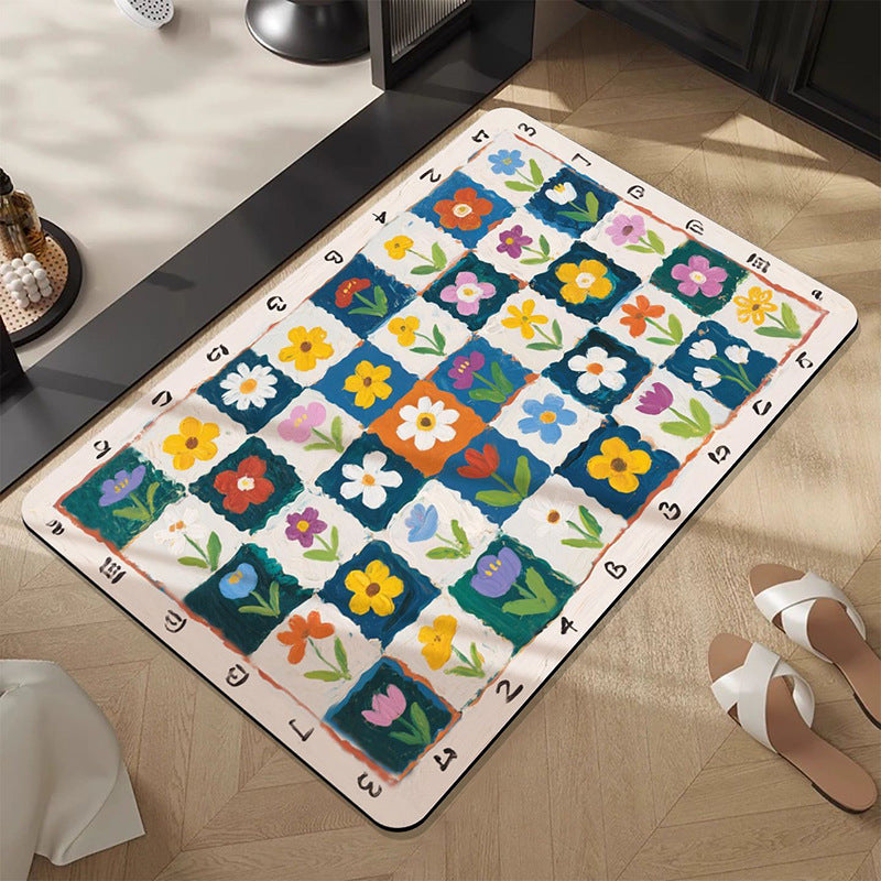 Decorative Floral Area Rug