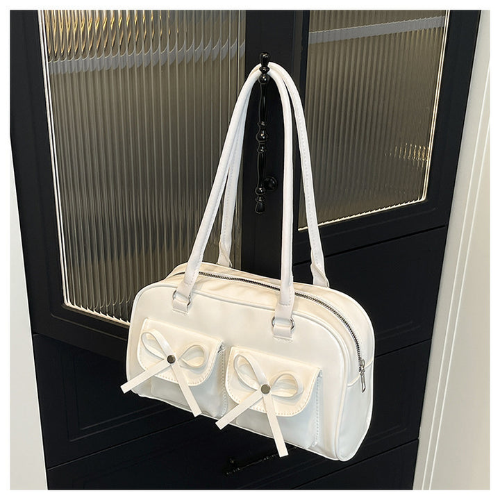 Stylish Multifunctional Handbag with Bow Detail Bowlift