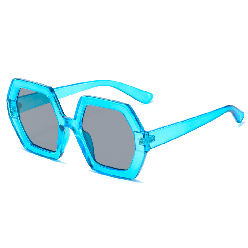 Ladies hexagonal sunglasses with comfortable frame Bowlift