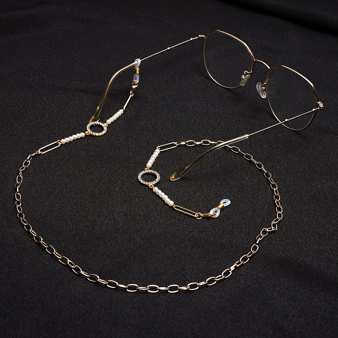 Premium Pearl-Embellished Eyewear Chain Bowlift