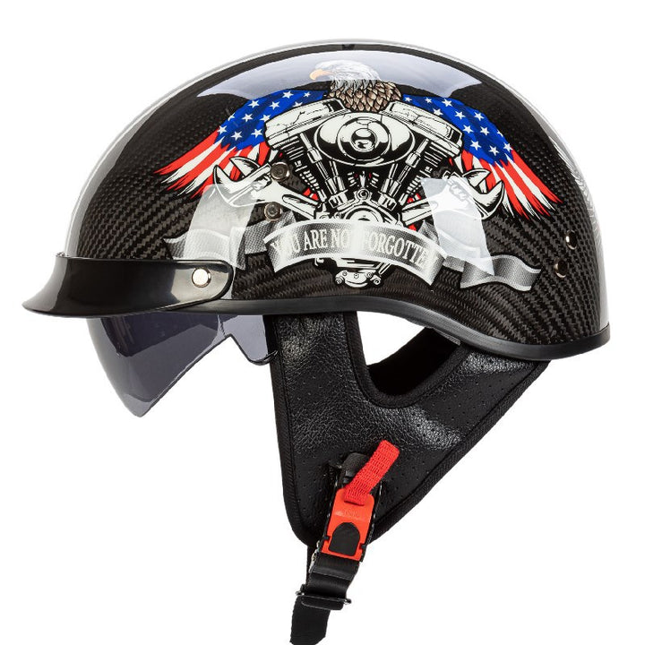 Stylish Graphic Skull Motorcycle Helmet Bowlift