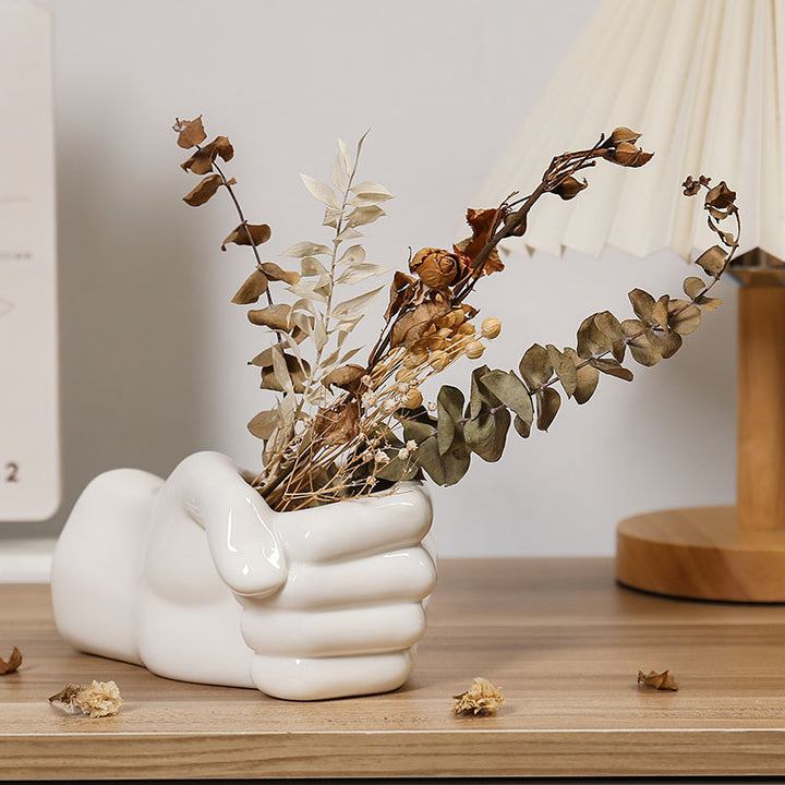 Decorative Hand Vase Bowlift