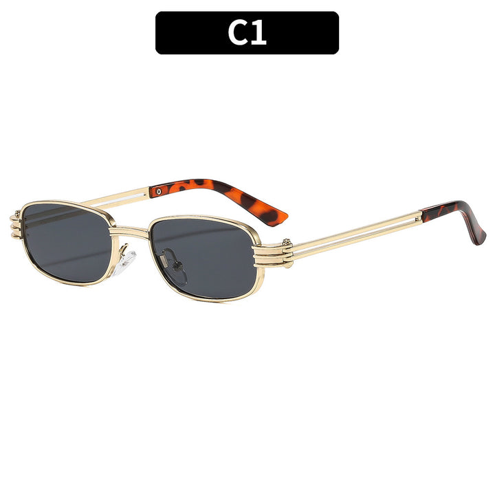 Upscale Rectangular Frame Sunglasses