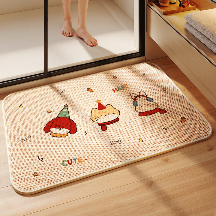 Decorative Bath Mat Bowlift