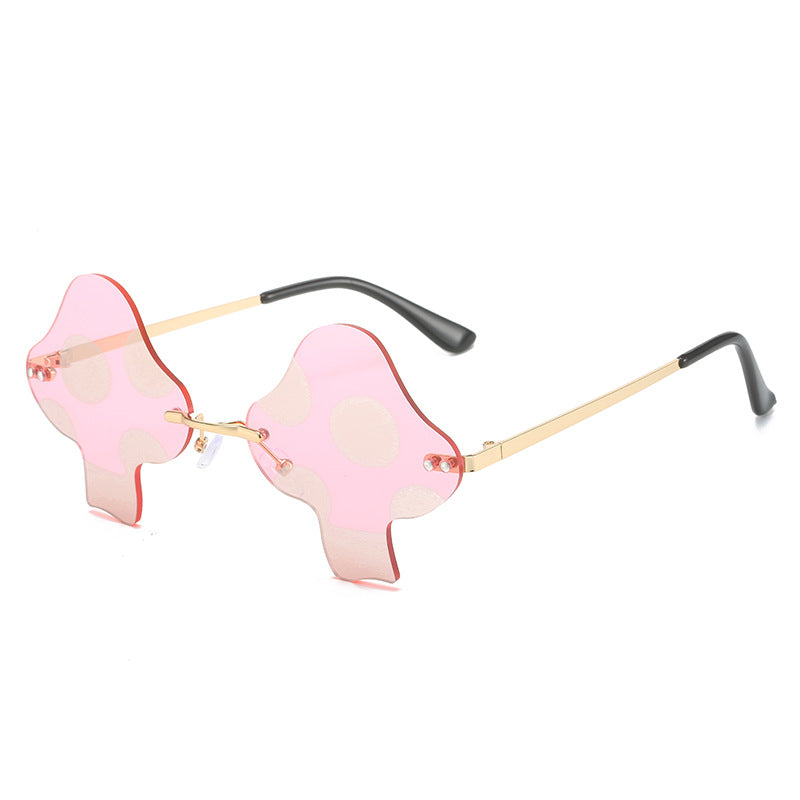 Unique Oversized Polka Dot Frame Sunglasses Bowlift