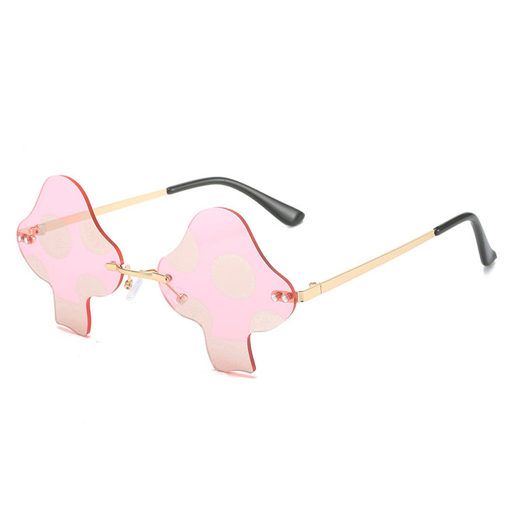 Unique Oversized Polka Dot Frame Sunglasses Bowlift