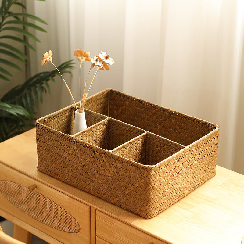 Unisex Versatile Storage Basket with Three Compartments Bowlift