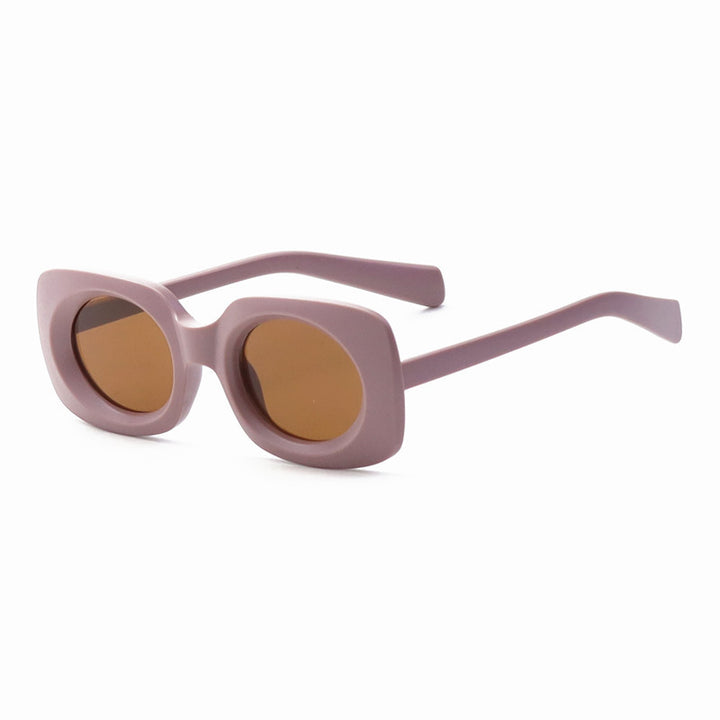 Contemporary Matte Square Sunglasses Bowlift