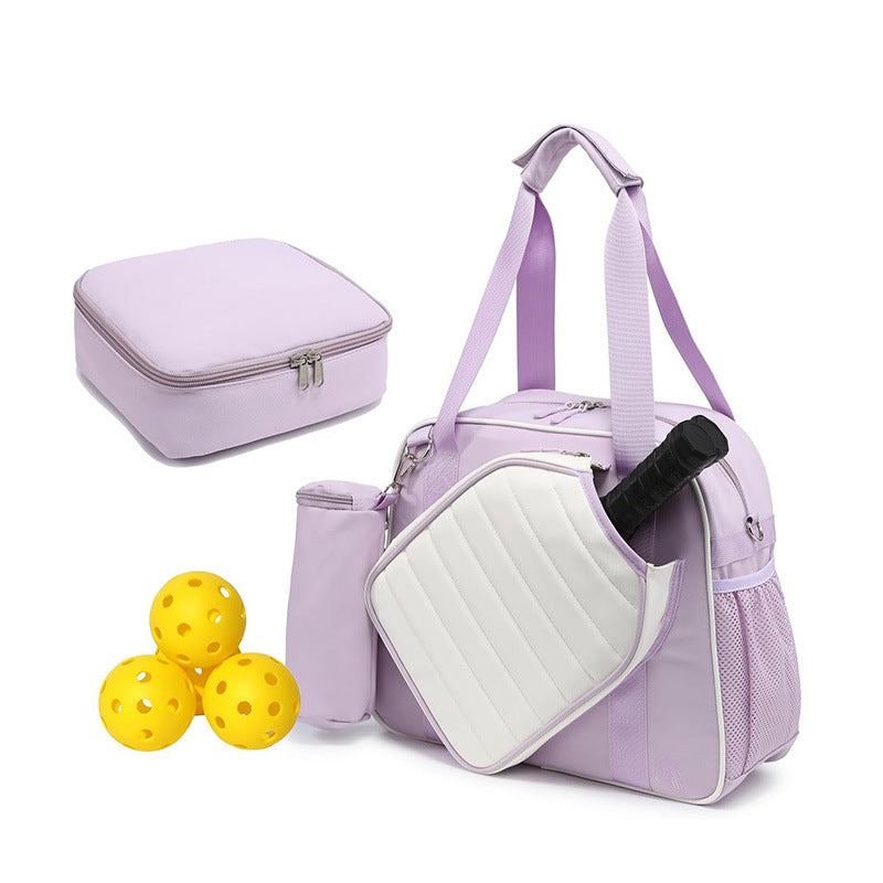 Multifunctional pickleball sports bag with insulated compartment and accessories Bowlift