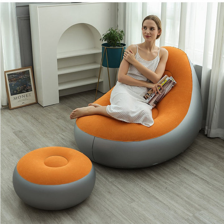Women Inflatable Comfort Sofa with Ergonomic Backrest Bowlift