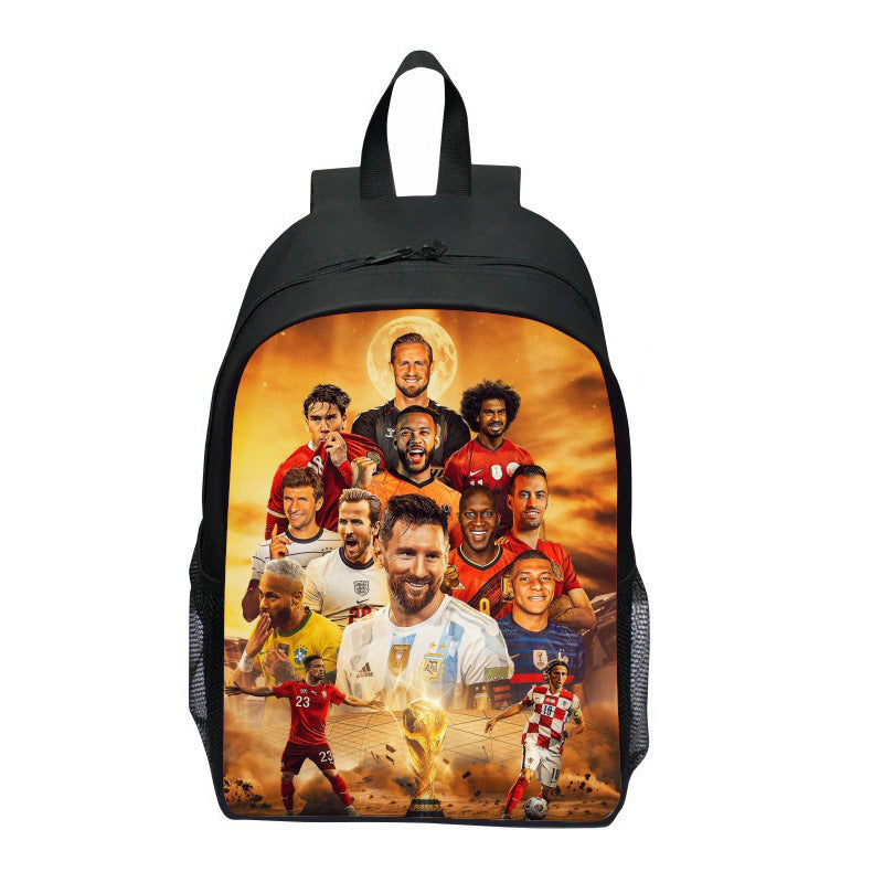 Sporty backpack with Wm trophy design Bowlift