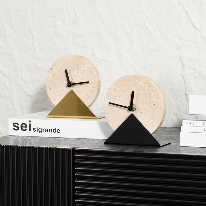 Modern Geometric Table Clock