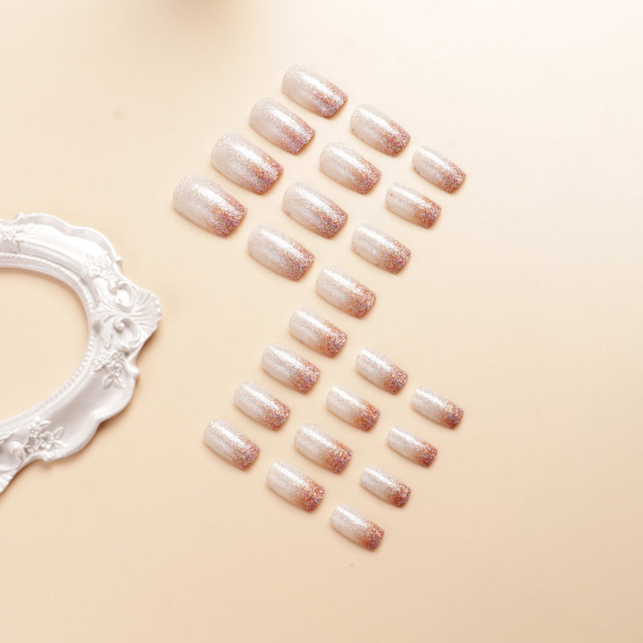 Glitter Ombre Press-On Nail Set Bowlift