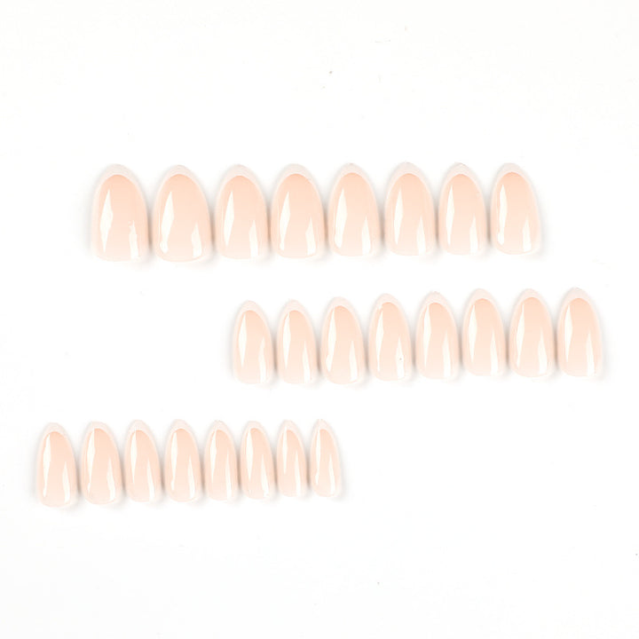 Artistic Nail Extensions in Elegant French Tip Design Bowlift