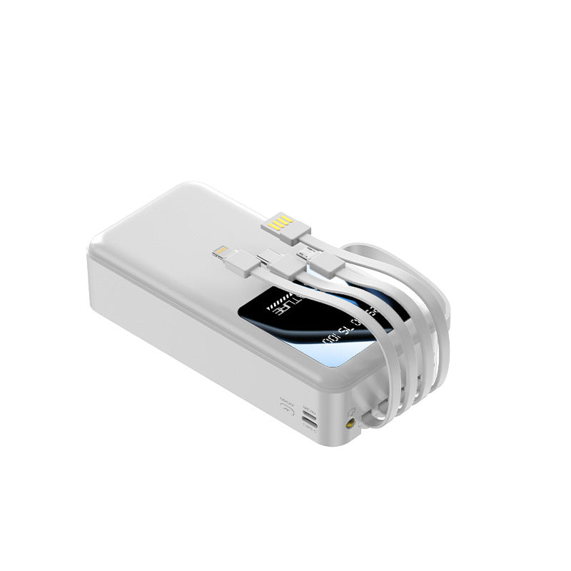 Portable power bank with intelligent energy display and multiple USB ports Bowlift