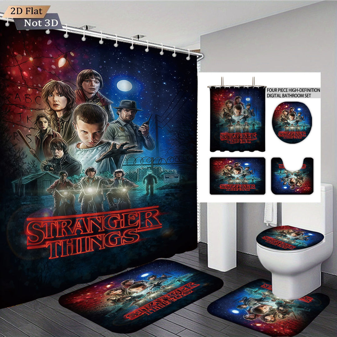 Stranger Things Adventure-Themed Digital Bathroom Set Bowlift
