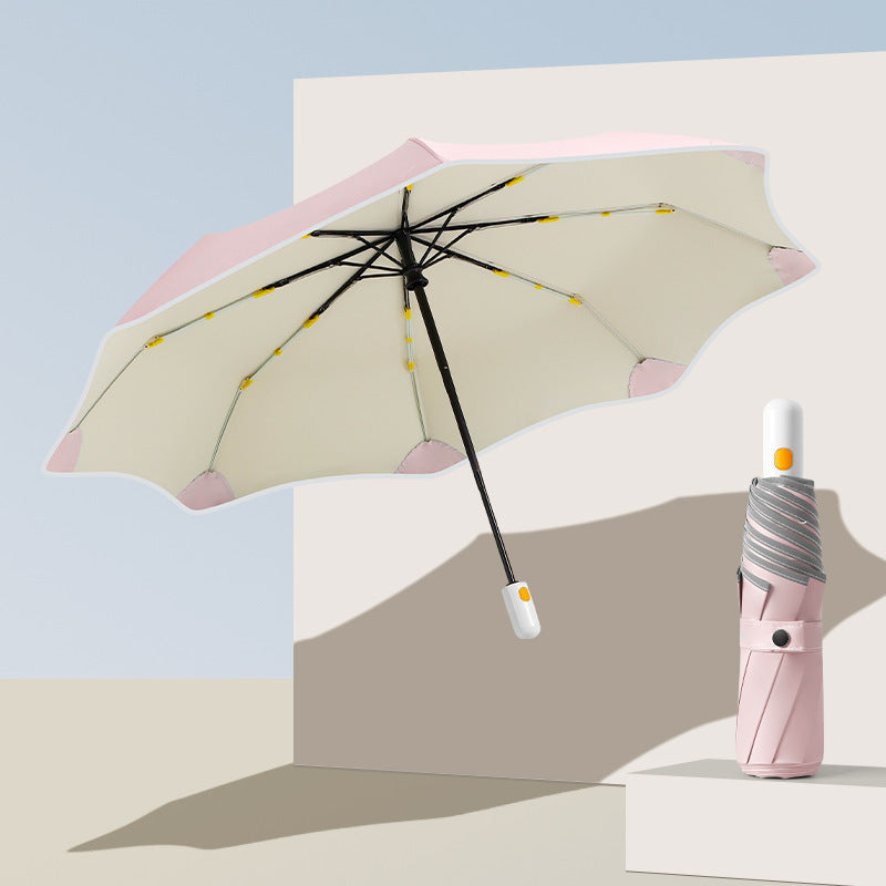Women's sunshade with unique wave shape Bowlift