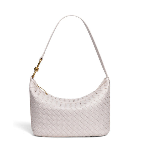 Woven Leather Hobo Bag Bowlift