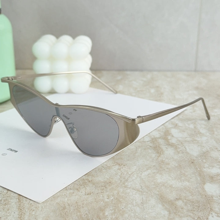 Fashion-Forward Shield Sunglasses Bowlift