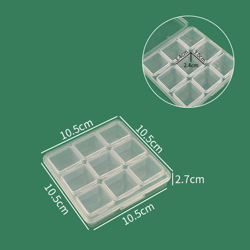 9-Compartment Clear Storage Organizer Bowlift